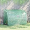 Outsunny Walk-In Lean To Greenhouse With Windows & Zippered Doors - Green - 845-302V01GN 21 Outsunny Walk-In Lean To Greenhouse With Windows & Zippered Doors - Green - 845-302V01GN -OUTSUNNY Sales Shop o u outsunny 845 302v01gn