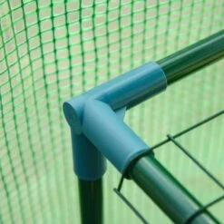 Outsunny Walk-In Lean To Tunnel Greenhouse With Zippered Roll Up Door - Green - 845-304V01 -OUTSUNNY Sales Shop o u outsunny 845 304v01 frame