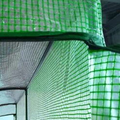 Outsunny Walk-In Lean To Greenhouse With Window & Shelf 200L X 100W X 215Hcm - Green - 845-304V04GN -OUTSUNNY Sales Shop o u outsunny 845 304v04gn cover