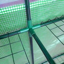 Outsunny Walk-In Lean To Greenhouse With Window & Shelf 200L X 100W X 215Hcm - Green - 845-304V04GN -OUTSUNNY Sales Shop o u outsunny 845 304v04gn inner