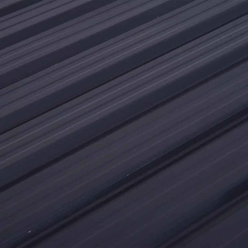 Outsunny 3.2 X 5.1ft Corrugated Steel Two Bin Storage Shed - Black - 845-330 9 Outsunny 3.2 X 5.1ft Corrugated Steel Two Bin Storage Shed - Black - 845-330 - Image 9