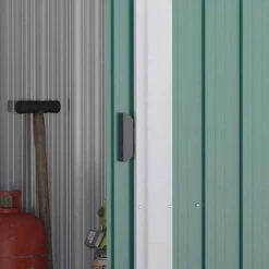 Outsunny 6 X 3ft Garden Metal Storage Shed With Double Sliding Door & Air Vents - Green - 845-332GN -OUTSUNNY Sales Shop o u outsunny 845 332gn door