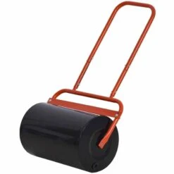 Outsunny Combination Push / Tow Lawn Roller 38L - Black & Red - 845-343RD -OUTSUNNY Sales Shop o u outsunny 845 343rd full