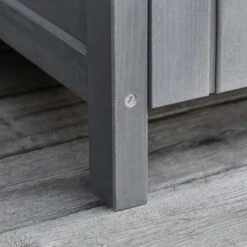 Outsunny Garden Wooden Shed Utility Storage 82W X 49D X 189Hcm - Grey - 845-352 -OUTSUNNY Sales Shop o u outsunny 845 352 foot