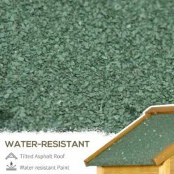 Outsunny Garden Wooden Storage Shed With 3 Shelves And 2 Doors - 191.5cm X 79cm X 49cm - Natural Wood Effect - 845-352V01 -OUTSUNNY Sales Shop o u outsunny 845 352v01 asphalt