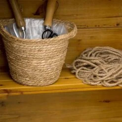 Outsunny Garden Wooden Storage Shed With 3 Shelves And 2 Doors - 191.5cm X 79cm X 49cm - Natural Wood Effect - 845-352V01 -OUTSUNNY Sales Shop o u outsunny 845 352v01 shelf