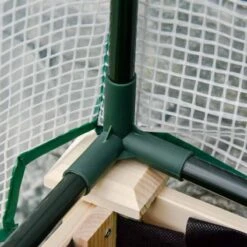 Outsunny Elevated Wood Raised Garden Bed / Planter With PE Cover 121L X 55W X 117H Cm - Nature Wood - 845-364 -OUTSUNNY Sales Shop o u outsunny 845 364 frame2