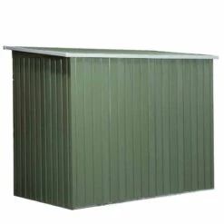 Outsunny 7 X 4ft Bike Storage Shed With Double Door / Sloped Roof - Green - 845-390 -OUTSUNNY Sales Shop o u outsunny 845 390 back