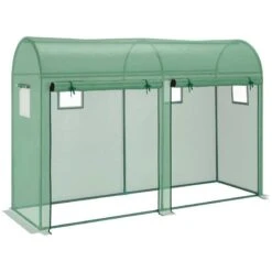 Outsunny Walk In Greenhouse With Double Doors & 4 Windows 200H X 300L X 100Wcm - Green - 845-416 -OUTSUNNY Sales Shop o u outsunny 845 416 full