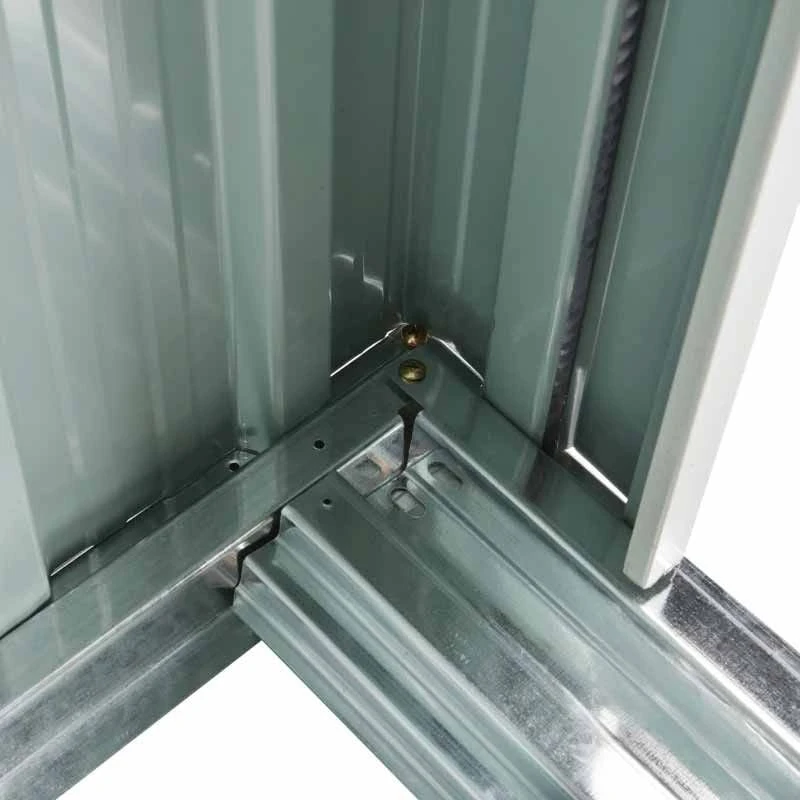 Outsunny 5 X 3ft Garden Storage Shed With Sliding Door And Sloped Roof - Black - 845-423 8 Outsunny 5 X 3ft Garden Storage Shed With Sliding Door And Sloped Roof - Black - 845-423 - Image 8