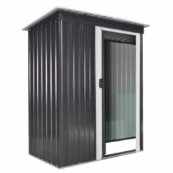 Outsunny 5 X 3ft Garden Storage Shed With Sliding Door And Sloped Roof - Black - 845-423 12 Outsunny 5 X 3ft Garden Storage Shed With Sliding Door And Sloped Roof - Black - 845-423 -OUTSUNNY Sales Shop o u outsunny 845 423 full
