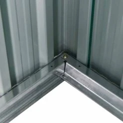 Outsunny 5.7 X 7.7ft Corrugated Steel Outdoor Storage Shed With Sliding Door - Green - 845-429GN 19 Outsunny 5.7 X 7.7ft Corrugated Steel Outdoor Storage Shed With Sliding Door - Green - 845-429GN -OUTSUNNY Sales Shop o u outsunny 845 429gn frame2