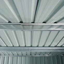 Outsunny 5.7 X 7.7ft Metal Outdoor Garden Shed With Sliding Door - Grey - 845-429GY -OUTSUNNY Sales Shop o u outsunny 845 429gy frame2