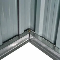 Outsunny 5.7 X 7.7ft Metal Outdoor Garden Shed With Sliding Door - Grey - 845-429GY -OUTSUNNY Sales Shop o u outsunny 845 429gy frame3