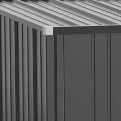 Outsunny 5.3 X 3.1ft Metal Outdoor Storage Shed With Single Door - Charcoal Grey - 845-532 18 Outsunny 5.3 X 3.1ft Metal Outdoor Storage Shed With Single Door - Charcoal Grey - 845-532 -OUTSUNNY Sales Shop o u outsunny 845 532 frame3