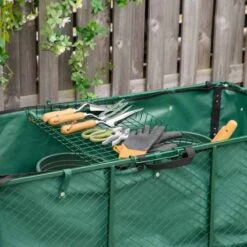 Outsunny 342 Litre Garden Trolley With Tipper - Green - 845-637 16 Outsunny 342 Litre Garden Trolley With Tipper - Green - 845-637 -OUTSUNNY Sales Shop o u outsunny 845 637 6