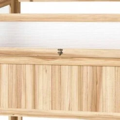 Outsunny 2-IN-1 Wooden Cold Frame Greenhouse With Elevated Garden Planter / Bed - Natural - 845-655ND -OUTSUNNY Sales Shop o u outsunny 845 655nd frame
