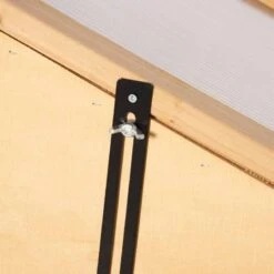 Outsunny Wooden Greenhouse Cold Frame With Openable Lid & Double Door 70L X 50W X 120Hcm - Brown - 845-672BN -OUTSUNNY Sales Shop o u outsunny 845 672bn cover