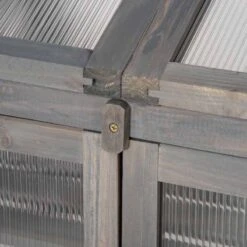 Outsunny Wooden Greenhouse Cold Frame With Openable Lid & Double Door 70L X 50W X 120Hcm - Grey - 845-672GY 18 Outsunny Wooden Greenhouse Cold Frame With Openable Lid & Double Door 70L X 50W X 120Hcm - Grey - 845-672GY -OUTSUNNY Sales Shop o u outsunny 845 672gy frame