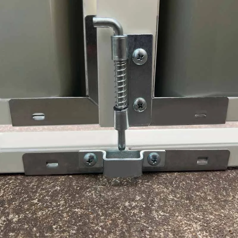 Outsunny 5ft X 3ft Steel 2-Bin Storage Shed With Double Locking Doors - Grey - 845-682 7 Outsunny 5ft X 3ft Steel 2-Bin Storage Shed With Double Locking Doors - Grey - 845-682 - Image 7