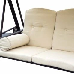 Outsunny 3 Seater Canopy Cushion Swing Chair - Beige - 84A-069 12 Outsunny 3 Seater Canopy Cushion Swing Chair - Beige - 84A-069 -OUTSUNNY Sales Shop o u outsunny 84a 069 2