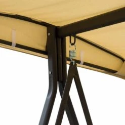 Outsunny 3 Seater Canopy Cushion Swing Chair - Beige - 84A-069 15 Outsunny 3 Seater Canopy Cushion Swing Chair - Beige - 84A-069 -OUTSUNNY Sales Shop o u outsunny 84a 069 4