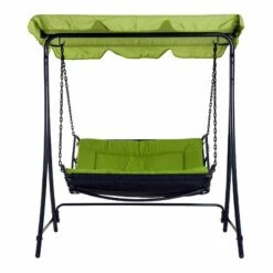 Outsunny 2 Seater Garden Swing Seat Bed - Green - 84A-072GN -OUTSUNNY Sales Shop o u outsunny 84a 072gn 3