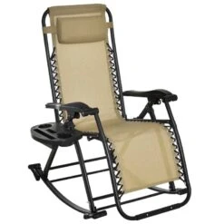 Outsunny Steel Garden Rocking Chair - Beige - 84A-080CW 19 Outsunny Steel Garden Rocking Chair - Beige - 84A-080CW -OUTSUNNY Sales Shop o u outsunny 84a 080cw 9