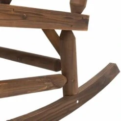 Outsunny 2 Seater Rocking Garden Bench - Dark Brown - 84A-133 -OUTSUNNY Sales Shop o u outsunny 84a 133 8