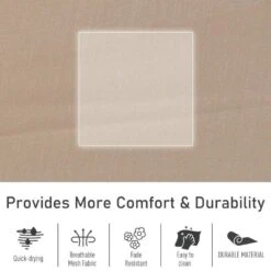 Outsunny Mesh Garden Rocking Chair - Cream - 84A-160V70CW -OUTSUNNY Sales Shop o u outsunny 84a 160v70cw 3