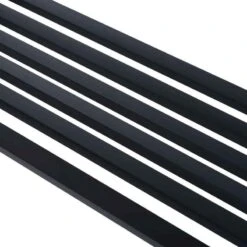 Outsunny Powder Coated Steel Garden Bench 1270x600x850mm - Black - 84B-009 -OUTSUNNY Sales Shop o u outsunny 84b 009 6