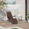 Outsunny Reclining Sun Lounger With Pillow - Brown - 84B-043BN -OUTSUNNY Sales Shop o u outsunny 84b 043bn