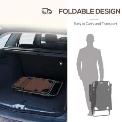 Outsunny Reclining Sun Lounger With Pillow - Brown - 84B-043BN -OUTSUNNY Sales Shop o u outsunny 84b 043bn 3