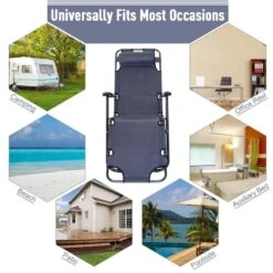 Outsunny Reclining Sun Lounger With Pillow - Grey - 84B-043GY 15 Outsunny Reclining Sun Lounger With Pillow - Grey - 84B-043GY -OUTSUNNY Sales Shop o u outsunny 84b 043gy 5