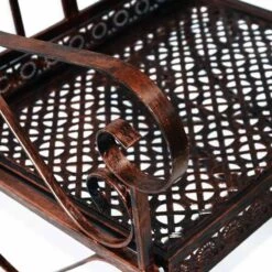 Outsunny Metal Garden Rocking Chair - Bronze - 84B-080 16 Outsunny Metal Garden Rocking Chair - Bronze - 84B-080 -OUTSUNNY Sales Shop o u outsunny 84b 080 6
