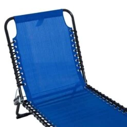 Outsunny Reclining Sun Lounger - Blue - 84B-206 -OUTSUNNY Sales Shop o u outsunny 84b 206 6