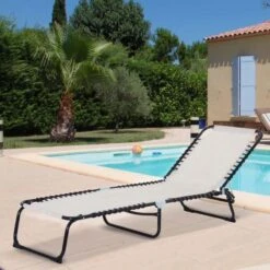 Outsunny Reclining Sun Lounger - White - 84B-206CW 15 Outsunny Reclining Sun Lounger - White - 84B-206CW -OUTSUNNY Sales Shop o u outsunny 84b 206cw lifestyle