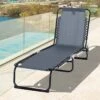 Outsunny Reclining Sun Lounger - Grey - 84B-206GY -OUTSUNNY Sales Shop o u outsunny 84b 206gy