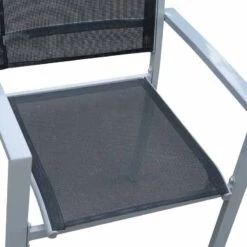 Outsunny Set Of 2 Metal Garden Chairs - Grey - 84B-293 -OUTSUNNY Sales Shop o u outsunny 84b 293 seat