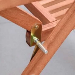 Outsunny 5-Position Backrest Acacia Wooden Chair - Red Brown - 84B-312 -OUTSUNNY Sales Shop o u outsunny 84b 312 2