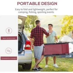 Outsunny 2-Piece Garden Deck Chairs - Red - 84B-342V70WR -OUTSUNNY Sales Shop o u outsunny 84b 342v70wr 4