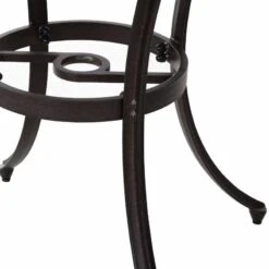 Outsunny 4-Seater Cast Aluminium Outdoor Garden Table & Chair Set - Brown - 84B-346 17 Outsunny 4-Seater Cast Aluminium Outdoor Garden Table & Chair Set - Brown - 84B-346 -OUTSUNNY Sales Shop o u outsunny 84b 346 material