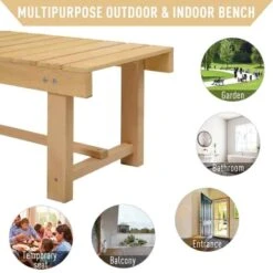 Outsunny 2-Seater Outdoor Fir Wood Garden Bench - 84B-362 13 Outsunny 2-Seater Outdoor Fir Wood Garden Bench - 84B-362 -OUTSUNNY Sales Shop o u outsunny 84b 362 3