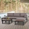 Outsunny 3 Piece Garden Furniture Set - Grey - 84B-377V70 -OUTSUNNY Sales Shop o u outsunny 84b 377v70