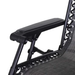 Outsunny Reclining Sun Lounger With Sun Shade - Grey - 84B-388CG -OUTSUNNY Sales Shop o u outsunny 84b 388cg 5