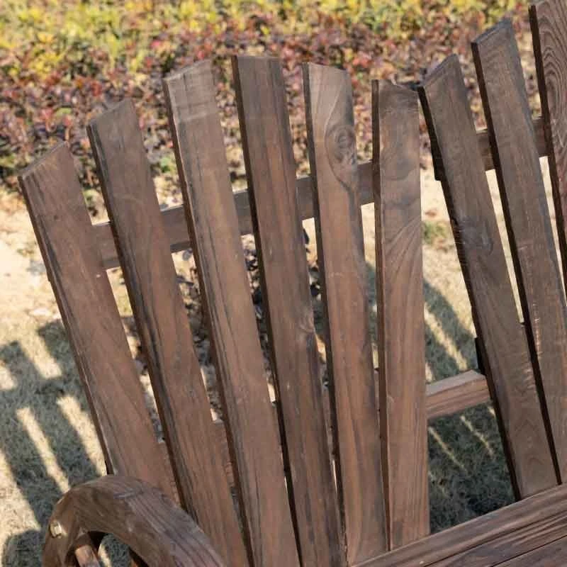 Outsunny 2-Seater Wheel Wooden Garden Bench - 84B-406 9 Outsunny 2-Seater Wheel Wooden Garden Bench - 84B-406 - Image 9