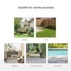 Outsunny Reclining Sun Lounger - Grey - 84B-438CG 14 Outsunny Reclining Sun Lounger - Grey - 84B-438CG -OUTSUNNY Sales Shop o u outsunny 84b 438cg 5