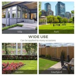 Outsunny 2 Seater Metal Garden Bench - Black - 84B-478 -OUTSUNNY Sales Shop o u outsunny 84b 478 4