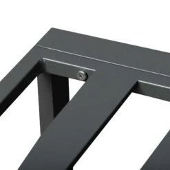 Outsunny 9 Piece Patio Dining Sets With Ottoman Table - Dark Grey - 84B-479V70 -OUTSUNNY Sales Shop o u outsunny 84b 479v70 aluminum