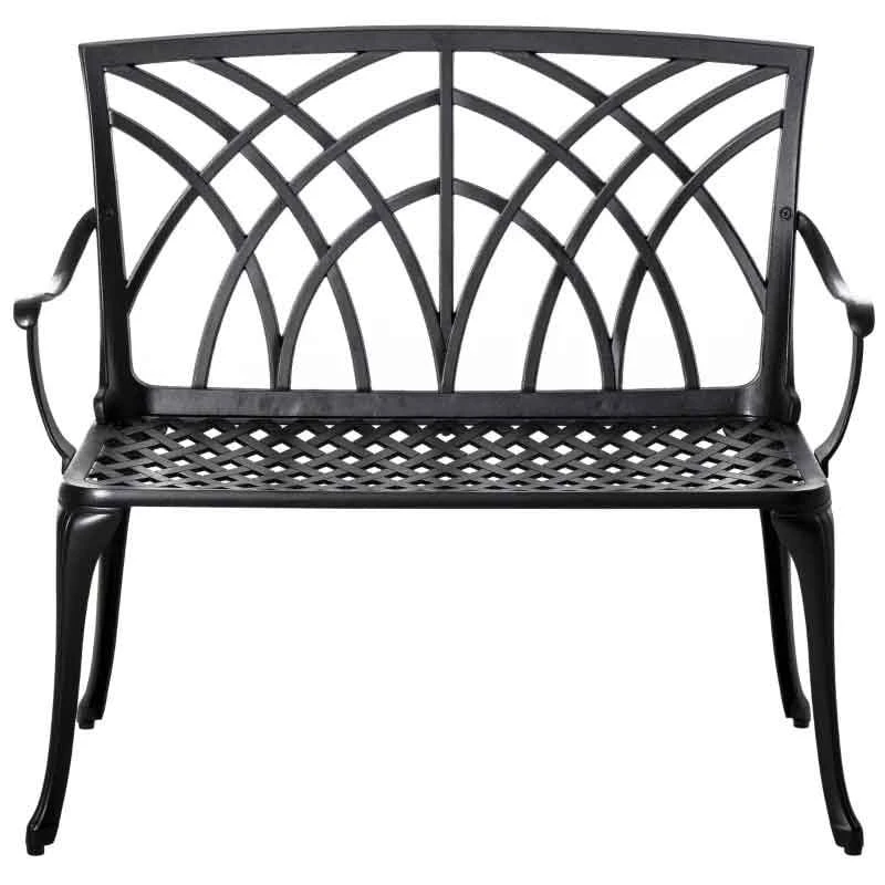 Outsunny 2-Seater Aluminium Garden Bench - 84B-503 2 Outsunny 2-Seater Aluminium Garden Bench - 84B-503 - Image 2